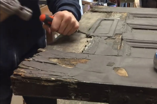 Larkfield-Wikiup-wooden-door-repair
